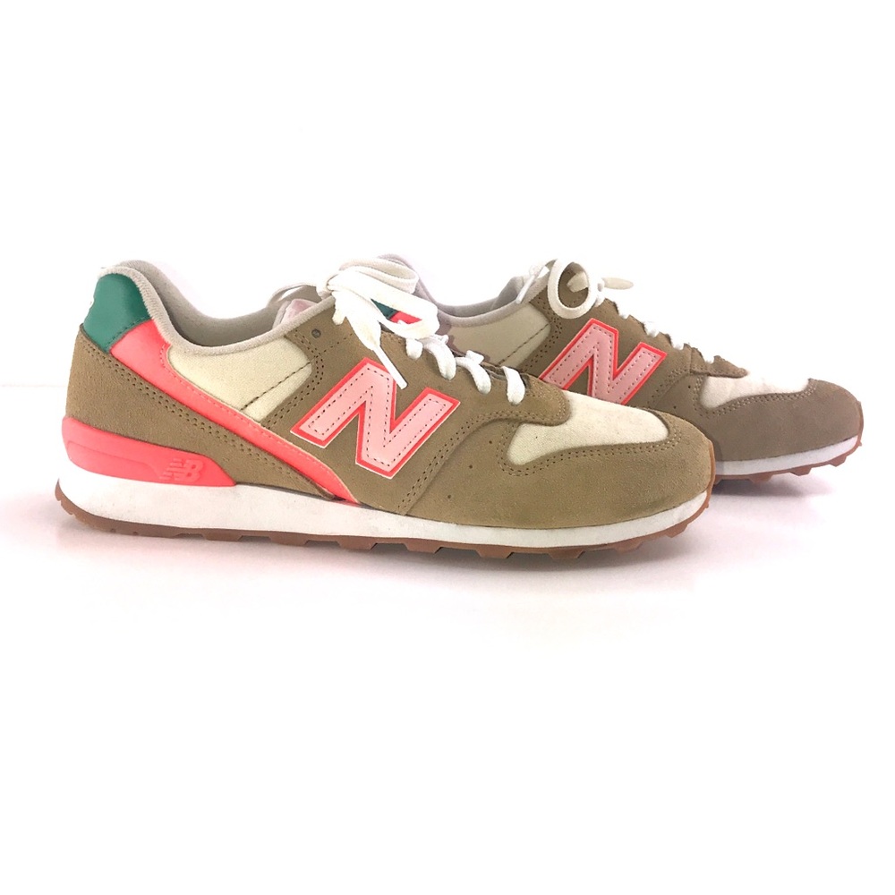 New Balance 696 for J.Crew - Khaki, Sand, Pink
